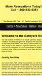 Mobile Screenshot of barnyardrvpark.com